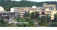 Desktop Screenshot of distancembaindia.com