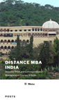 Mobile Screenshot of distancembaindia.com