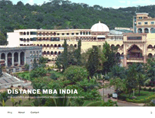 Tablet Screenshot of distancembaindia.com